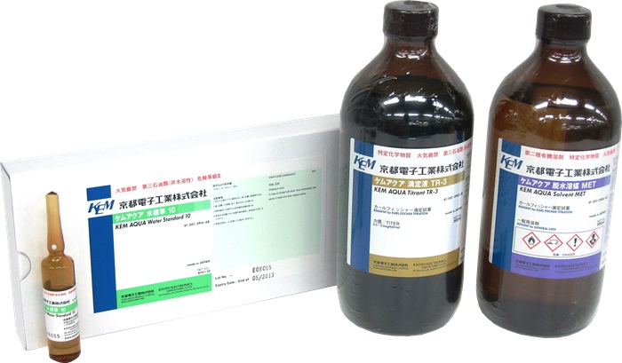 卡尔费休水分仪试剂 KEM AQUA系列 