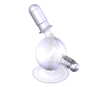茄形粉末进样器 12-04453