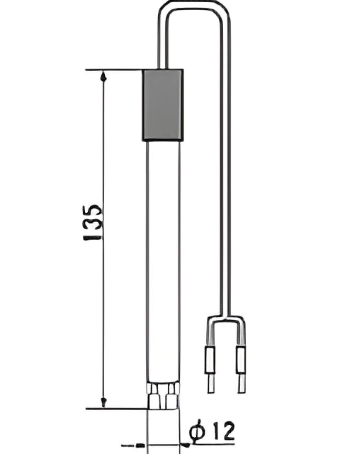 双铂片电极 M-512 (12-03879) 